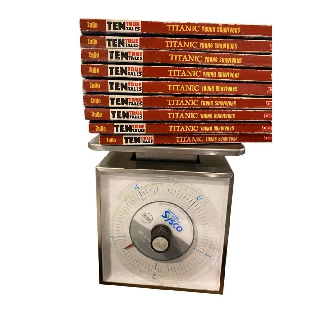 Lot Of 9 Ten True Tales Titanic Young Survivors Allan Zullo Scholastic Book